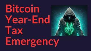 Bitcoin Year-End Tax Emergency (IRS Safe Harbor Plan)