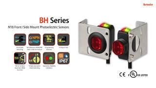 Autonics : M18 Front/Side Mount Photoelectric Sensors BH Series