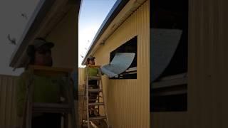 SHED HOUSE WINDOW INSTALL 