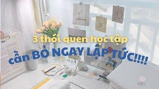 3 thói quen học tập cần BỎ NGAY LẬP TỨC #shorts