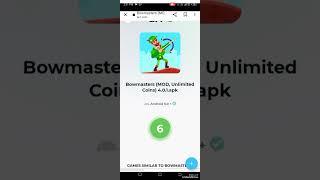 bowmasters mod apk unlock all characters 2.14.8 #youtube #feed #tutorial