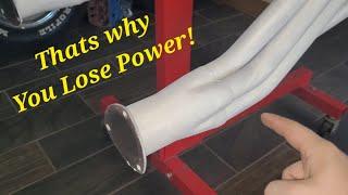 OPEN HEADERS LOSE POWER!! But here's why....