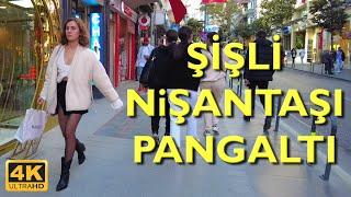 Istanbul Şişli Walking Tour 4K UHD 50fps | Sisli - Nisantasi - Tesvikiye - Pangaltı