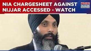 NIA Chargesheet Against Hardeep Singh Nijjar Accessed: 'Conspired To Commit Terror Acts In Punjab'