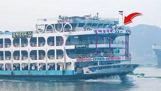 M.V. SUNDARBAN 11, Largest Luxurious Passenger Ship M7495 | Dhaka To Barisal | Sundarban Navigation