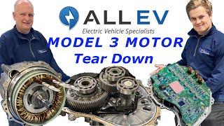 Tesla Model 3 Motor Tear Down - ALL EV