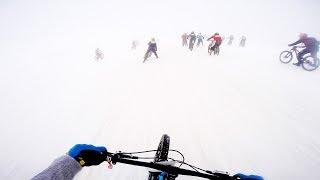 THE BIGGEST CRASH EVER at 80km/h!! Mountain of Hell! MASSIVE CRASH on the glacier!