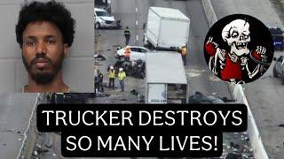 TRUCKER DESTROYERS SO MANY LIVES IN TEXAS.