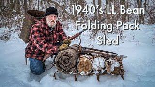 1940’s LL Bean Folding Pack Sled