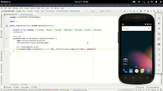 02 - How to Implement a List View and Array Adapter in Android Studio