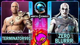 MK1 Terminator991 (GERAS) VS Zero Blurrr (QUAN CHI)Mortal Kombat 14K 60ᶠᵖˢ