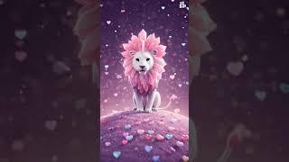 AI Wonder: A Sparkling Journey of a Crystal-Maned Lion! 