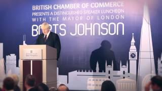 Boris Johnson in Hong Kong - A British Chamber Luncheon