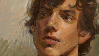 How to create a pastel portrait in Procreate