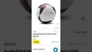 Kipsta football #football #kipsta #decathlon #ronaldo #messi #bca #soccor #cr7 #review #fifa