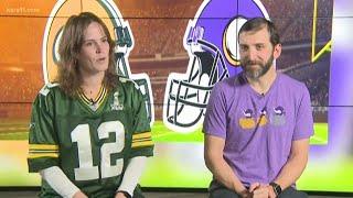 What happens when Packers and Vikings fans live under one roof?