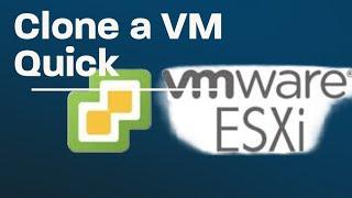How to Clone a VM in ESXi in all versions without vCenter