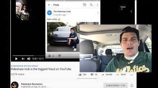 Rideshare Revolution VS Rideshare Hub FEUD & Economics Behind FAKE YouTubers