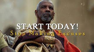 STOP MAKING EXCUSES | DENZEL WASHINGTON SPEECH | MOTIVATIONAL PODCAST