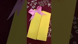 Making invitation card#handmade #artandcrafts #colourpapercrafts #fyp