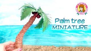 [해변시리즈 #2] 미니어쳐 야자수 만들기 MINIATURE Beach series #2 - palm tree / 딩가의 회전목마