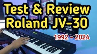 Roland JV - 30 tone / voice - test and review 2024