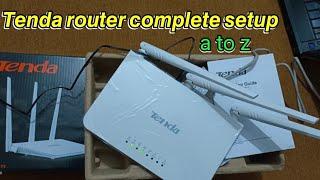 Tenda f3 router complete setup | tenda router ki settings ka tarika