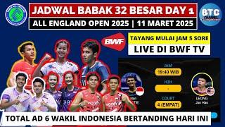 Jadwal All England Open 2025 Hari ini: Tayang Jam 5 Sore | Yonex All England Open Day 1/R32