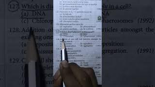 Cell-The Unit of Life (NEET) PYQ questions #neet #aiims #biology #study #shorts #motivation