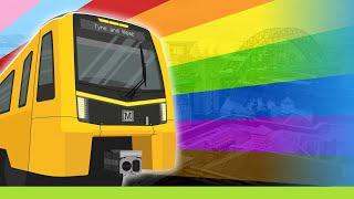 Designing a Pride Train For the Tyne and Wear Metro