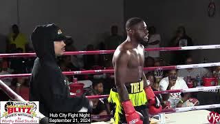 Fight 3 Dyron Words vs Latrevin Williams 21SEP2024 at Hub City Fight Night