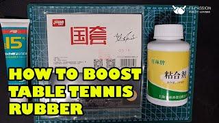 How to BOOST Table Tennis Rubber (Hurricane 3 National Fan Zhendong version) 如何灌油(狂飙3國行樊振東版本)