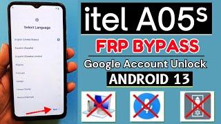 itel A05s Frp Bypass Android 13 Without PC | itel (A663LC) Frp Unlock | Google Account Remove