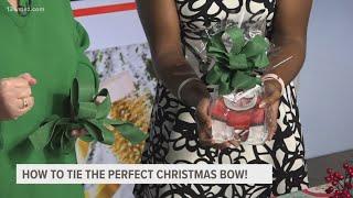 How to tie the perfect bow for your Christmas gifts