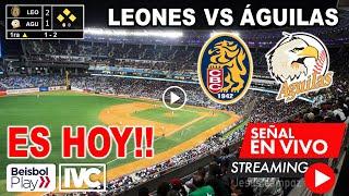 Leones vs  Águilas en vivo, donde ver, a que hora juega Leones del Caracas Aguilas LVBP 2024