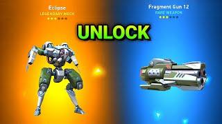 Eclipse Unlock + Fragment Gun 12 Unlock - Mech Arena