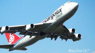 Cargolux Italia Boeing 747-400F (LX-VCV) takeoff from NRT/RJAA (Tokyo - Narita) RWY 16R