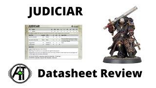 Judiciar - Datasheet Review from Indomitus - Primaris Space Marines Character Tactics Talk