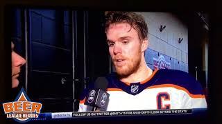 Connor McDavid Throws Shade at Oilers Coach Todd McLellan - Beer League Heroes