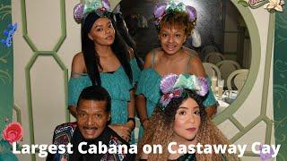 Disney's exclusive Grand Family Cabana # 21 on Castaway Cay.(Tour) (Family Travel Vlog)