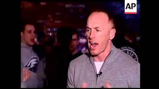 Philadelphia Eagles quarterback Jeff Garcia was one of the millions watching Sunday's Super Bowl on