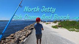 Jonah’s First Catch!  Family Breakfast & Fishing Adventure at North Venice Jetty | Florida Fun