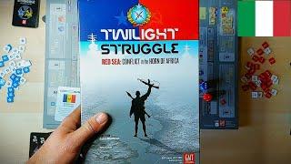 Solo Playthrough (ITA) | Twilight Struggle: Red Sea conflict, GMT Games | Winter Quartering