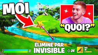 J'ai STREAMHACK un YOUTUBEUR en INVISIBLE sur Fortnite !