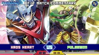 Xros Heart vs Pulsemon — BT-17 Matchplay Commentary