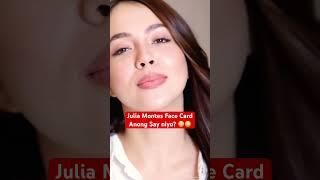 Julia Montes Face Card Revealed #shorts