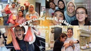 SURPRISING EACH OTHER FOR BUKA PUASA!!!