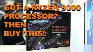 Feature-Rich X870 Motherboard for your Ryzen 9000 series processor - Gigabyte X870 AORUS ELITE WiFi7