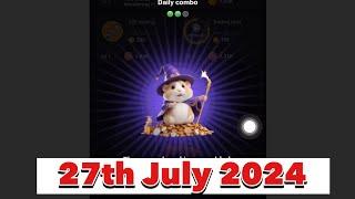 How To UNLOCK 27th July Hamster Daily Combo Cards Today  and CLAIM your 5MILLION HAMSTER COIN