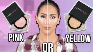 WHICH ONE'S BETTER? | HUDA BEAUTY EASY BAKE POWDER COMPARISON